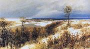 Vasiliy Polenov Early Snow oil painting